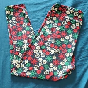 COPY - Lularoe ❄ Snowflake Leggings! TC2